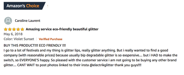 Eco-friendly glitter review